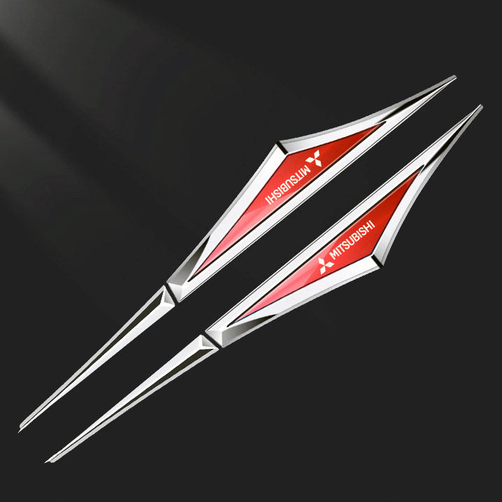 Kreatywne galwanizowane metalowe naklejki samochodowe✨2 szt.✨