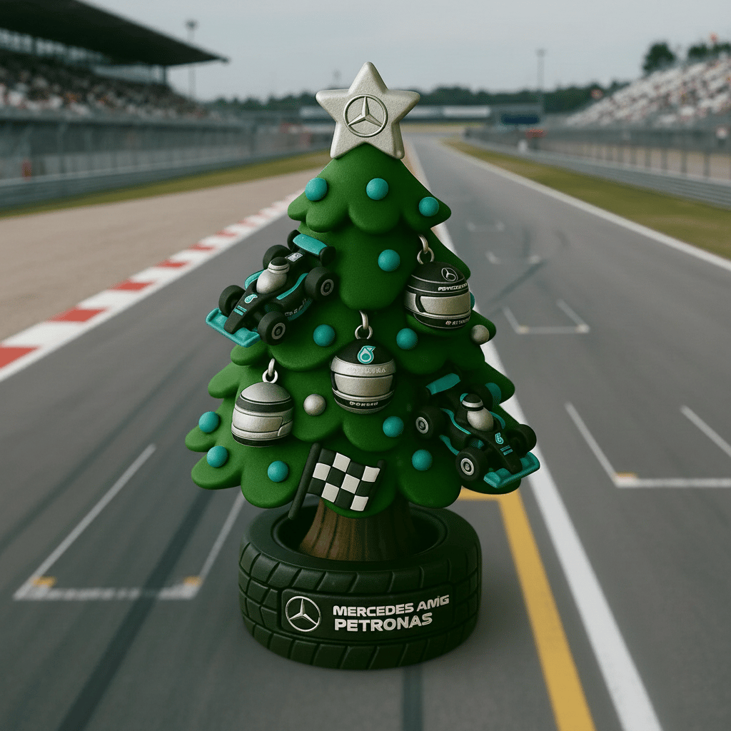 🎄🏎️ Miniaturowa choinka w stylu zespołu F1