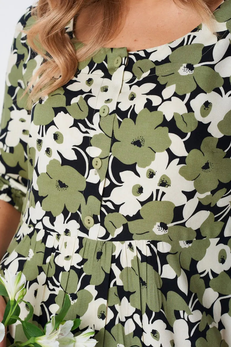 [S-5XL] Luźna bawełniana sukienka w dużym rozmiarze | Wygodna, przewiewna, idealna na lato