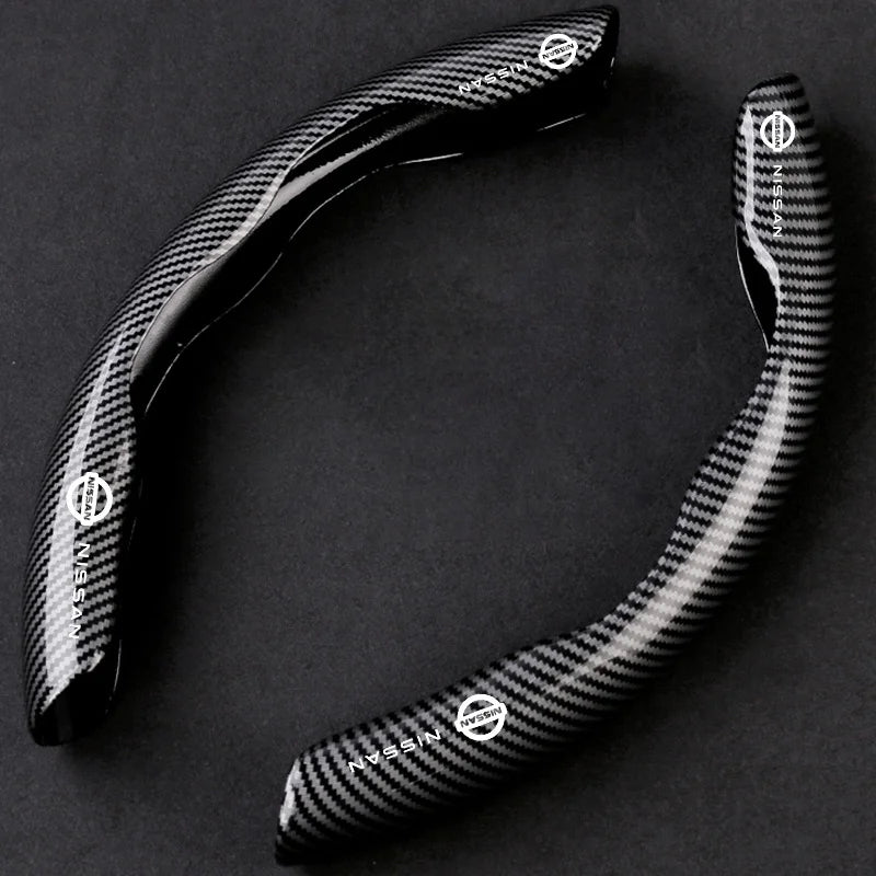 🔥Nowy uniwersalny pokrowiec na kierownicę z włókna węglowego (2 szt.)❗Pasuje do wszystkich modeli