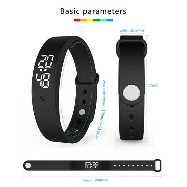 ⌚ MOST 50% KEDVEZMÉNY! ❤️ Okos egészségkarkötő – fitneszkövető, pulzusmérő és lépésszámláló 🏃