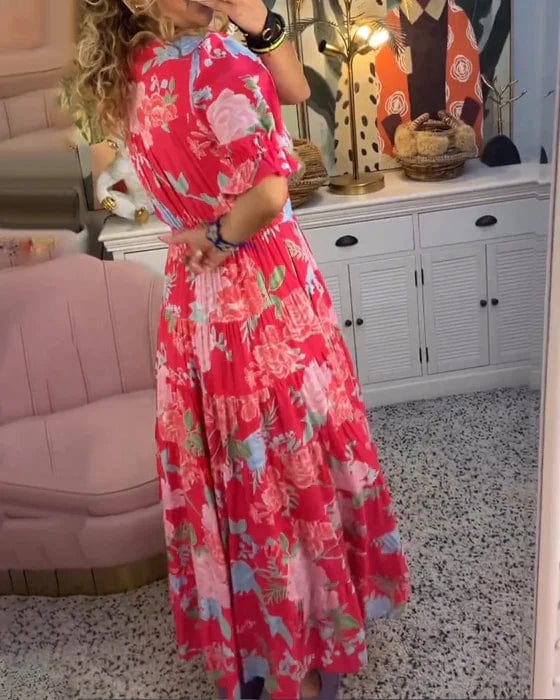 💃Cosy pikk V-kaelusega taskuga kleit