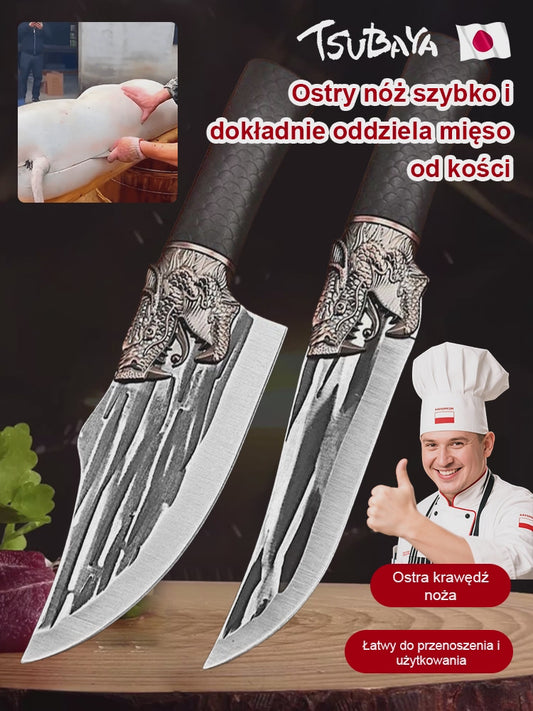 Profesjonalny zestaw noży do kości ze stali węglowej dla kuchni