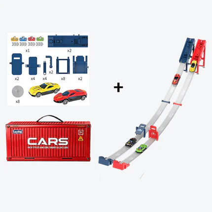 🎅 Akcja świąteczna 48% ZNIŻKI 🎁 48 mini samochodów z wbudowanym garażem