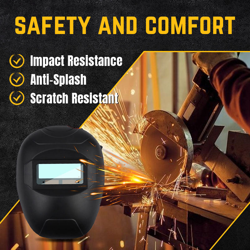 Lekka i wytrzymała maska spawalnicza 2 w 1 i okulary ochronne