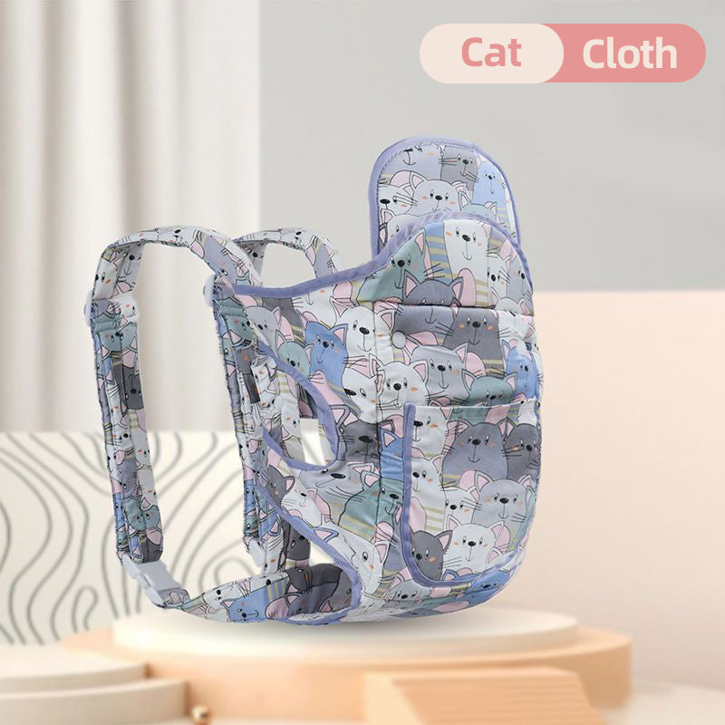 👶Wielofunkcyjne nosidełko dla dziecka mocowane na klatce piersiowej, z dwoma pasami naramiennymi