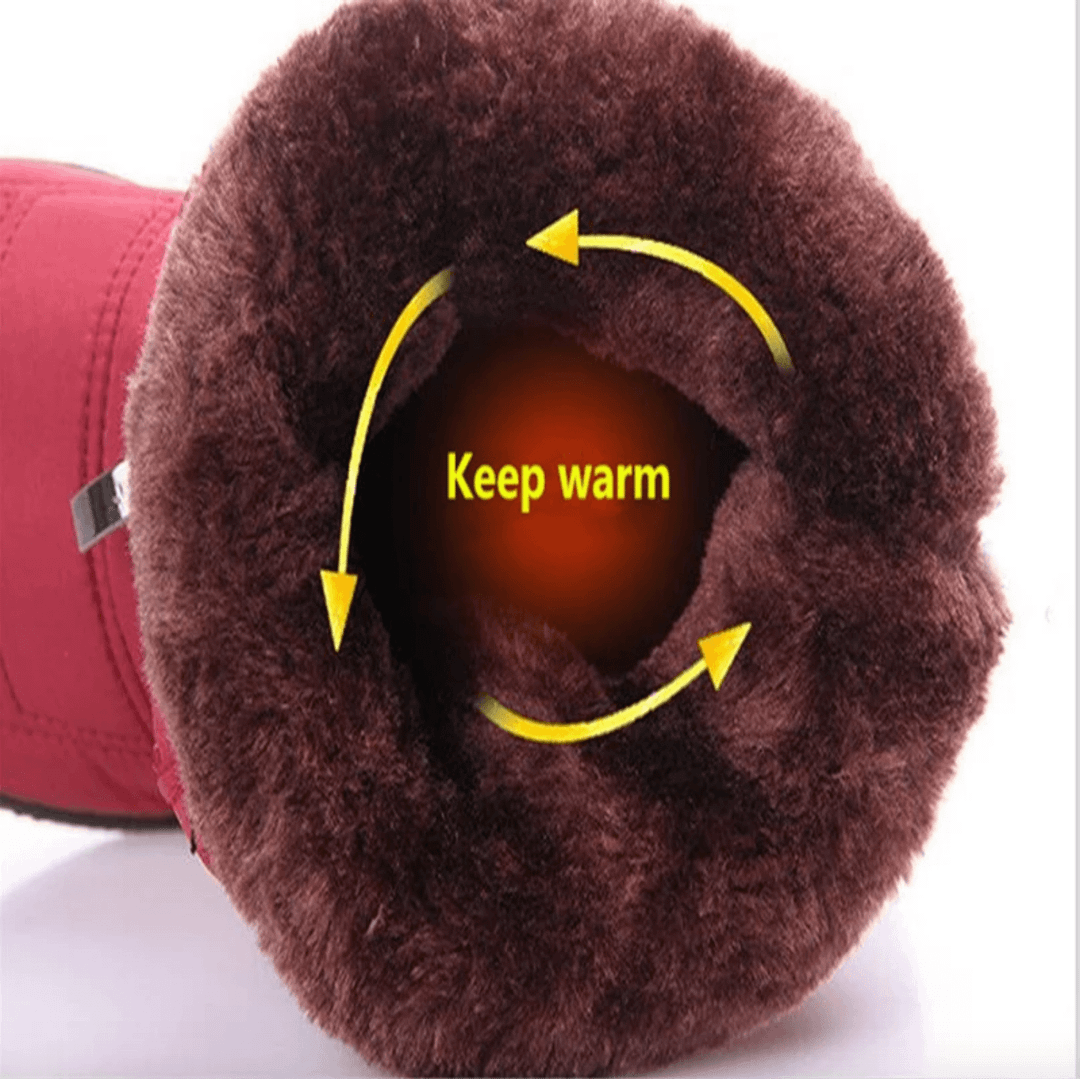 🔥Žiemos išpardavimas 50% nuolaida💥Moteriški vandeniui atsparūs sniego padu batai-LT