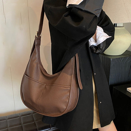 Madingas kryžminio taška na telo s nastaviteľným popruhom a širokým opätkom-LT