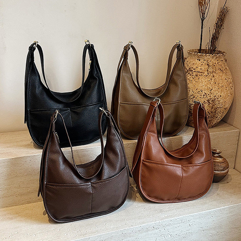 Madingas kryžminio taška na telo s nastaviteľným popruhom a širokým opätkom-LT