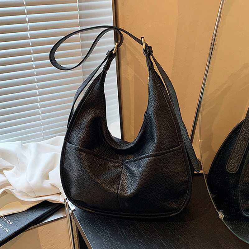 Madingas kryžminio taška na telo s nastaviteľným popruhom a širokým opätkom-LT