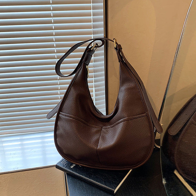 Madingas kryžminio taška na telo s nastaviteľným popruhom a širokým opätkom-LT