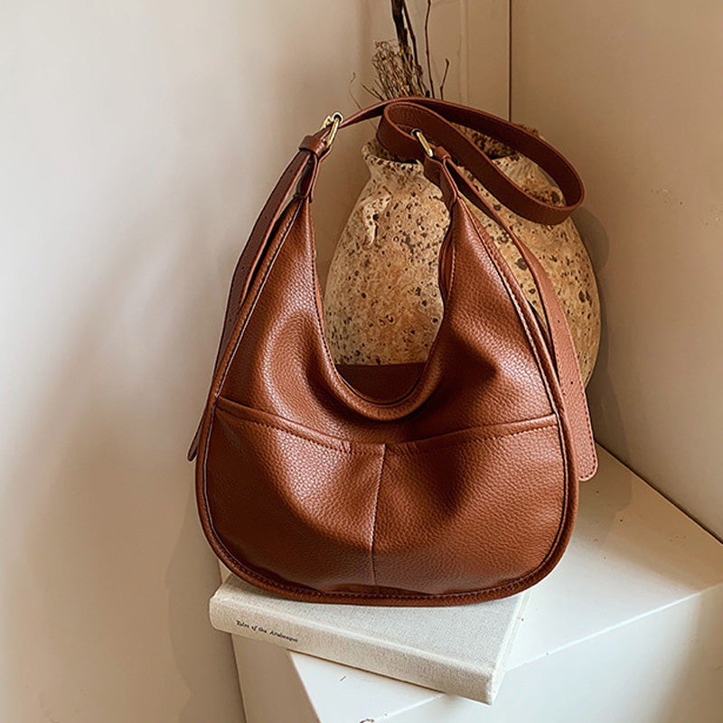 Madingas kryžminio taška na telo s nastaviteľným popruhom a širokým opätkom-LT