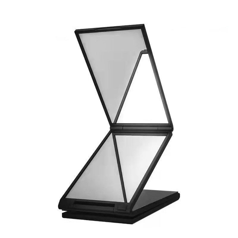 Wielokątowe składane lusterko do samodzielnej stylizacji - Dostępny widok z tyłu głowy