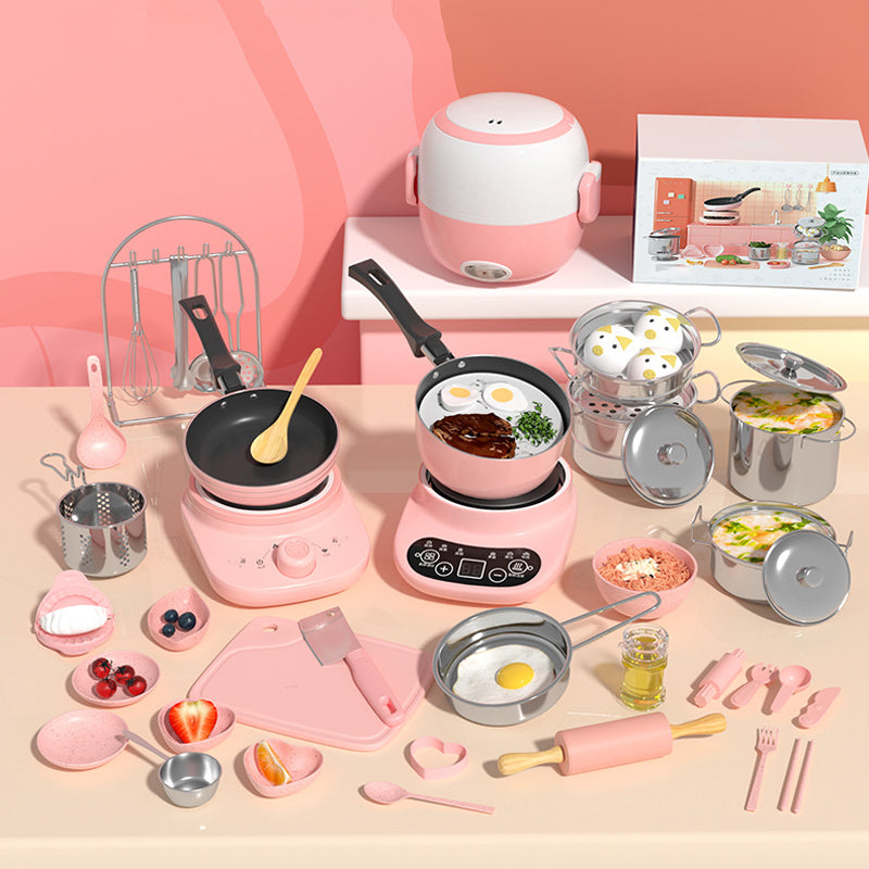 🍳Mini virtuvė (vaikiški žaislai) - rinkinyje 22 vnt-LT