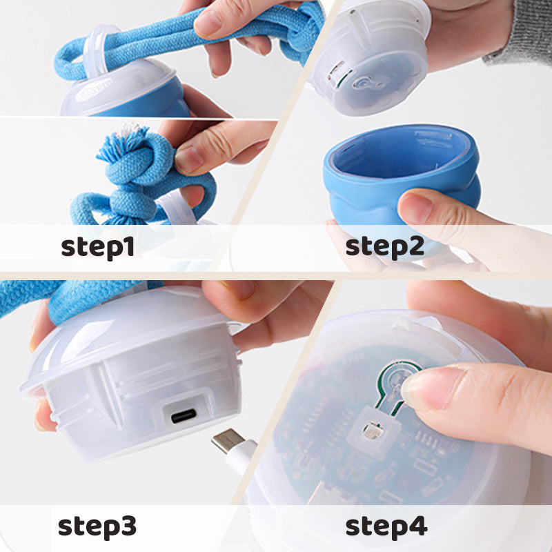 🐶Interaktywna elektroniczna piłka uspokajająca dla zwierząt domowych