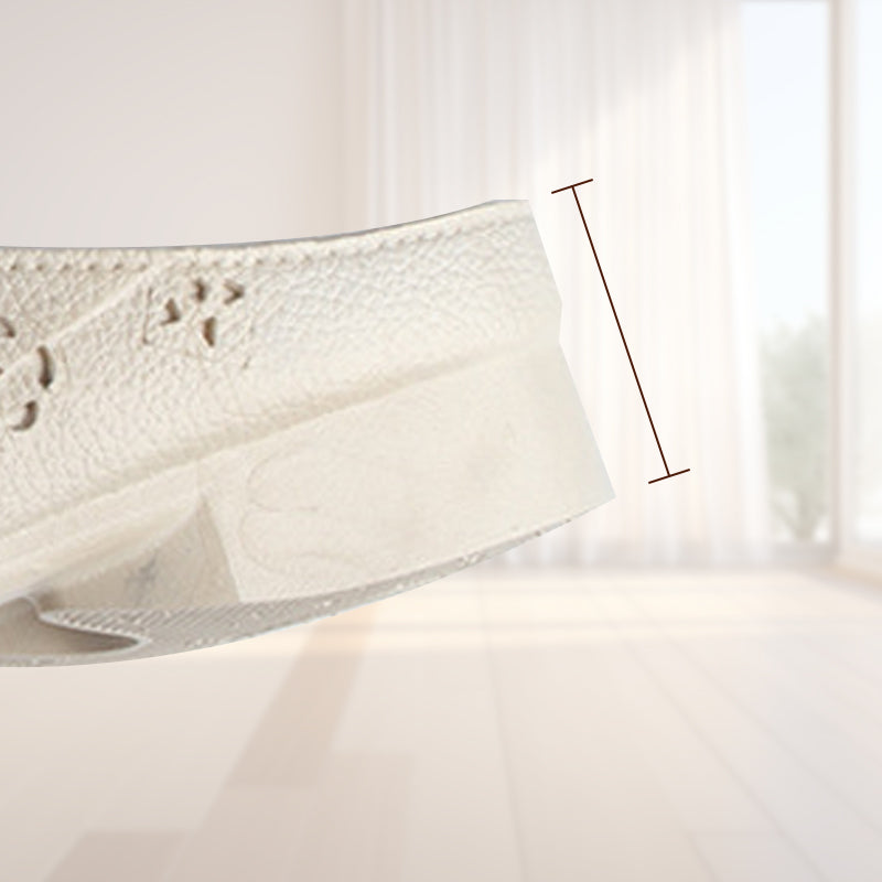 Apvalios galvutės tuščiavidurės raižytos gėlės su žemu kulnu moteriškos šlepetės-LT