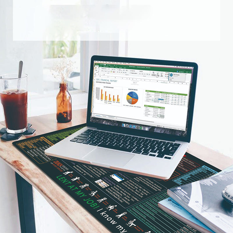 🔥 Odporna na plamy, antypoślizgowa mata na biurko do biura 🧠💻