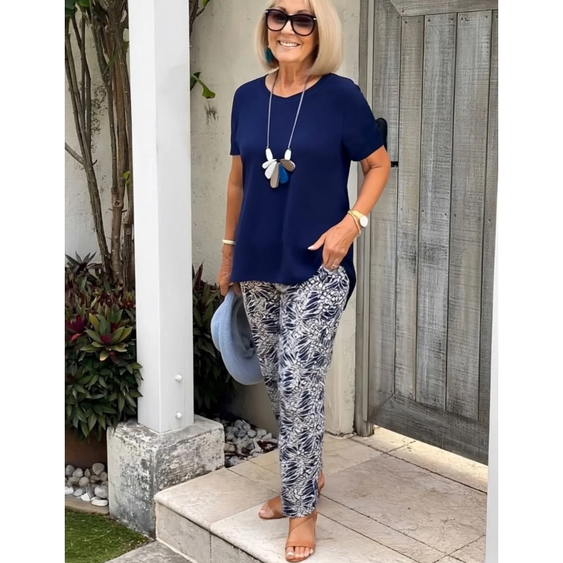 Damski dwuczęściowy zestaw na co dzień