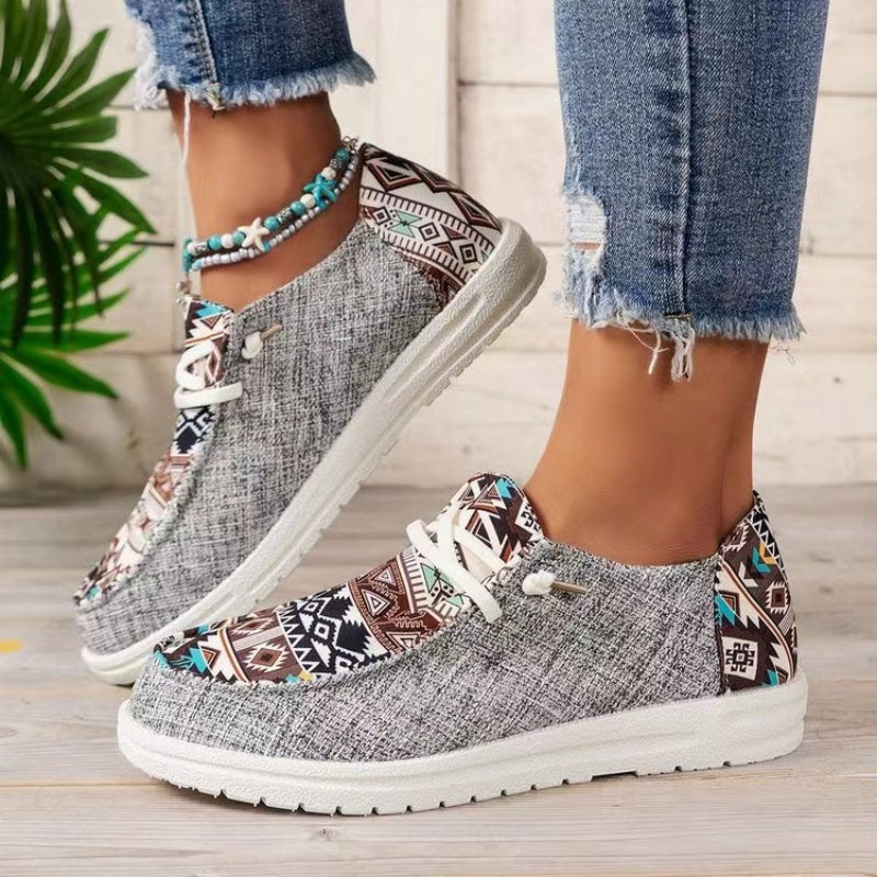 🥿Ženski čevlji iz platna z etničnim vzorcem za prosti čas-SI