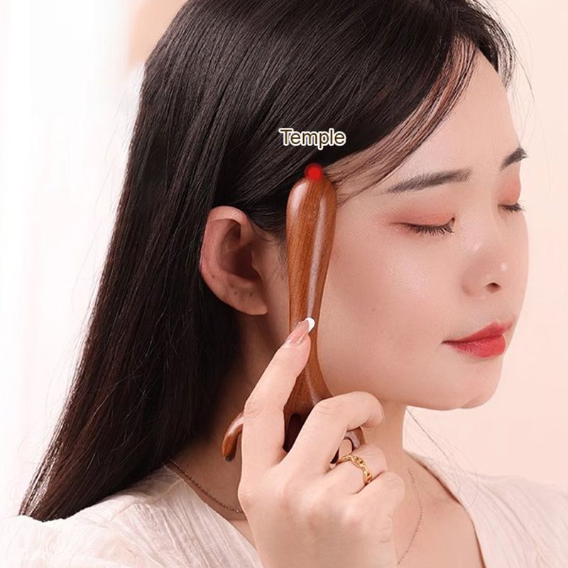 Grzebień do masażu Meridian z sześcioma pazurami