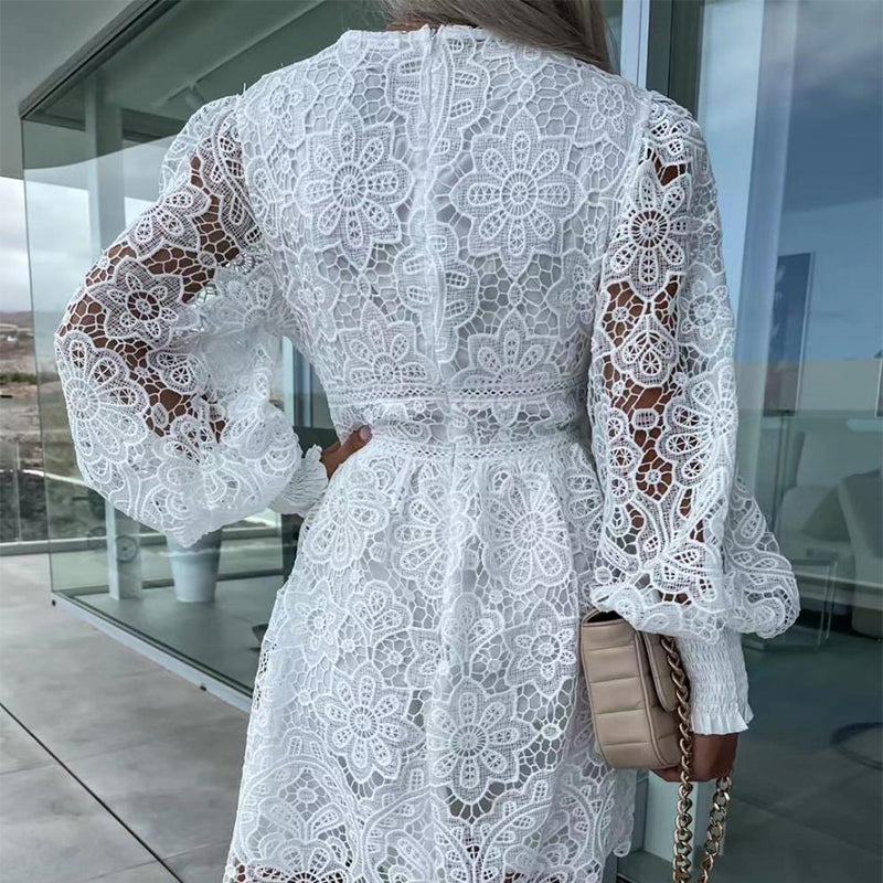 💕Gorąca letnia wyprzedaż 🌷 Wydrążone koronkowe sukienki