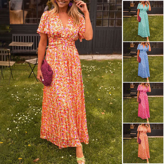 🎉【S-3XL】💃 Édes vintage virágos ruhák nőknek🌹