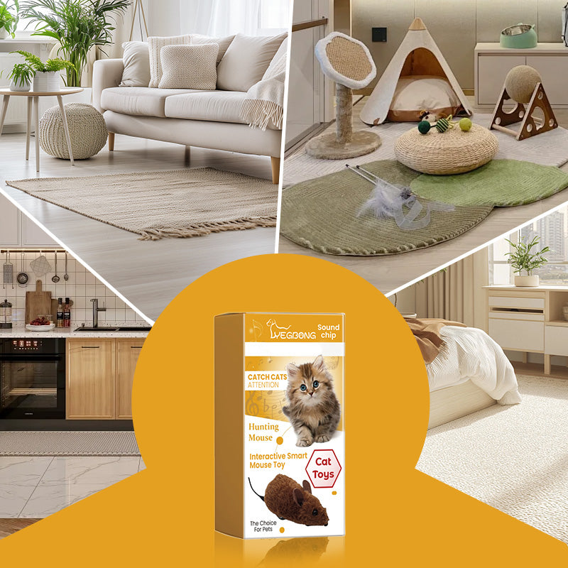 【🔥Kup 1 i otrzymaj 1 gratis】🐭Małe zabawki myszy dla kotów i psów