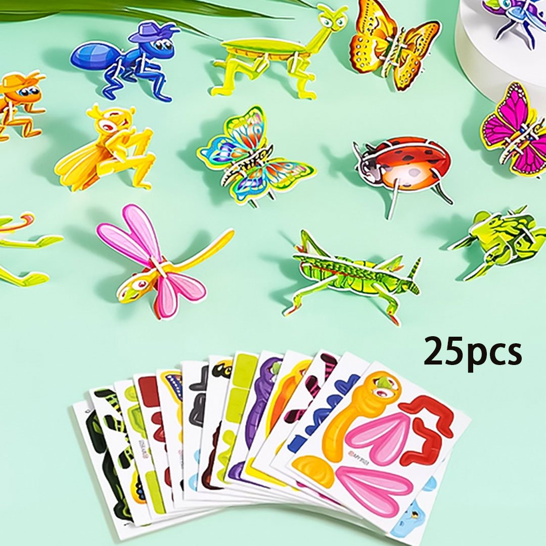 🎁Ostatni dzień promocji - 50% zniżki🔥Edukacyjne puzzle 3D z kreskówek z 2025 roku