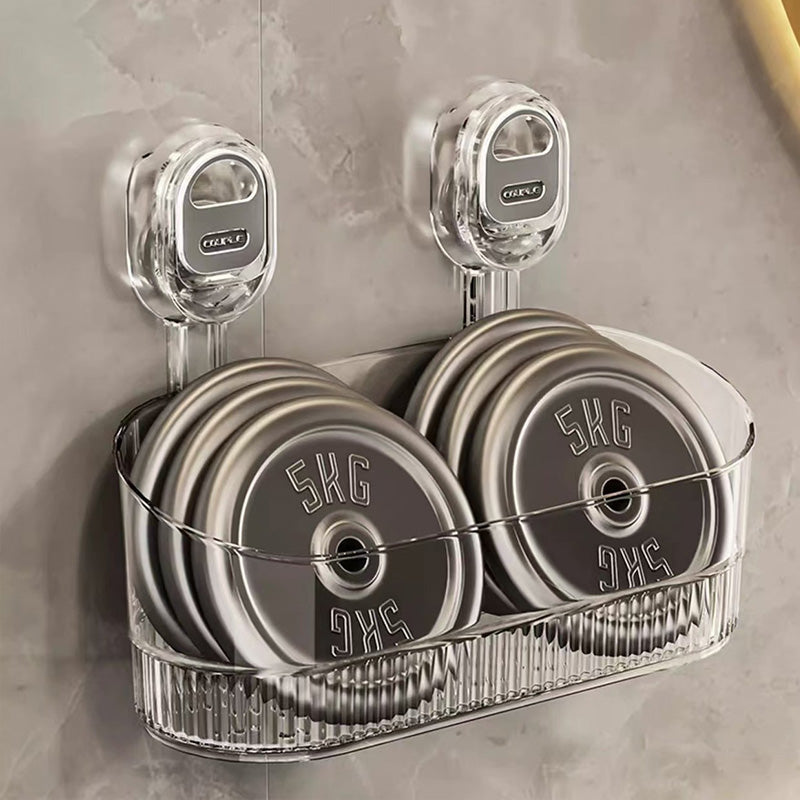 Półka ścienna z przyssawkami – zadbaj o porządek w kuchni i łazience! 🏠✨