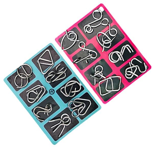 🔥Edukacyjne zabawki intelektualne Zabawki IQ, metalowe łamigłówki łamigłówki