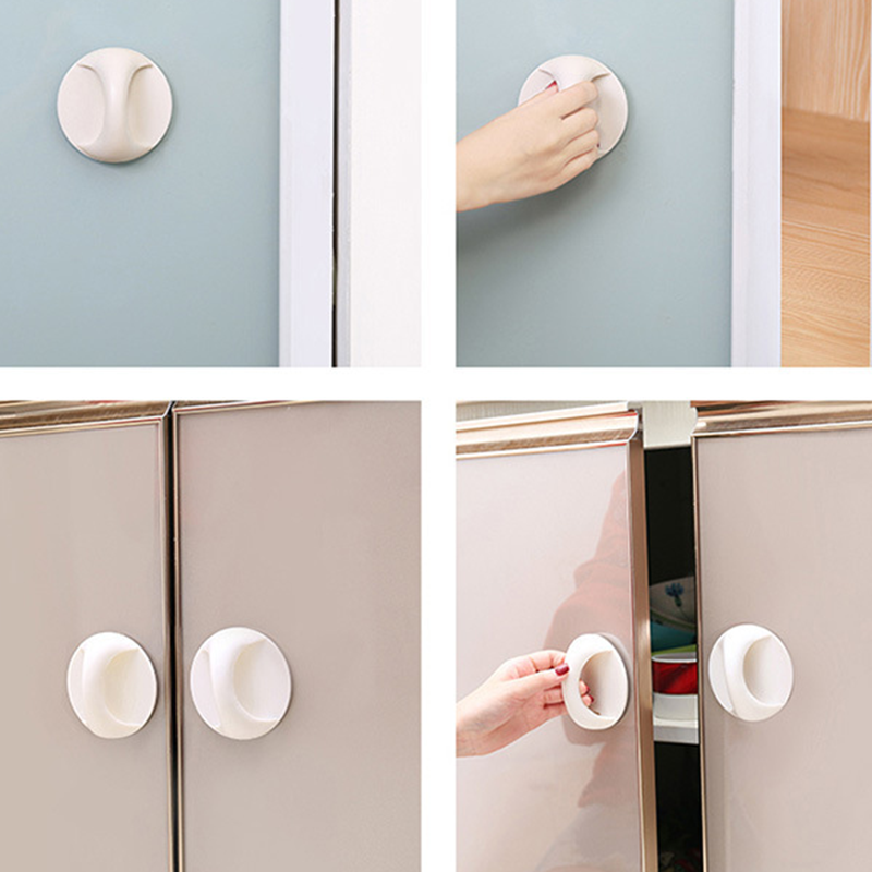 🏠Trwałe, samoprzylepne, okrągłe klamki do drzwi❤️