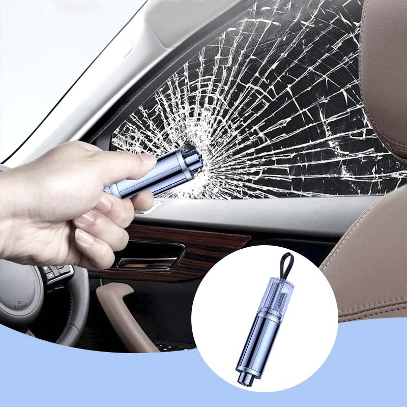 🚘 Avarinis automobilio langų išdaužiklis ir saugos diržų pjovimo įrankis 🛠️💕-LT