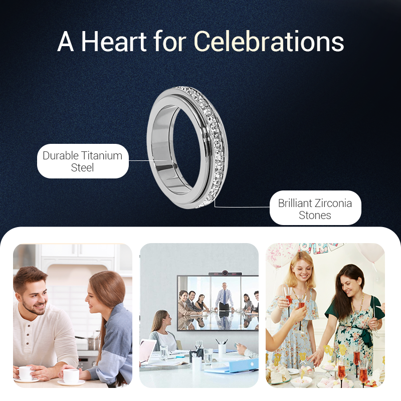 Vrtljiva luneta iz titana in jekla s cirkonijem-SI