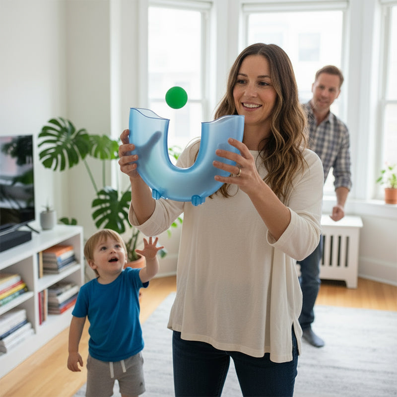 Gra żonglerska Pindaloo z trzema piłkami