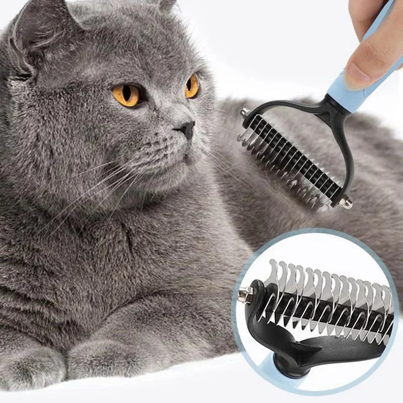 😺🐶1+1 gratis🧹 Dvostranski glavnik za mačke in pse🐾-SI