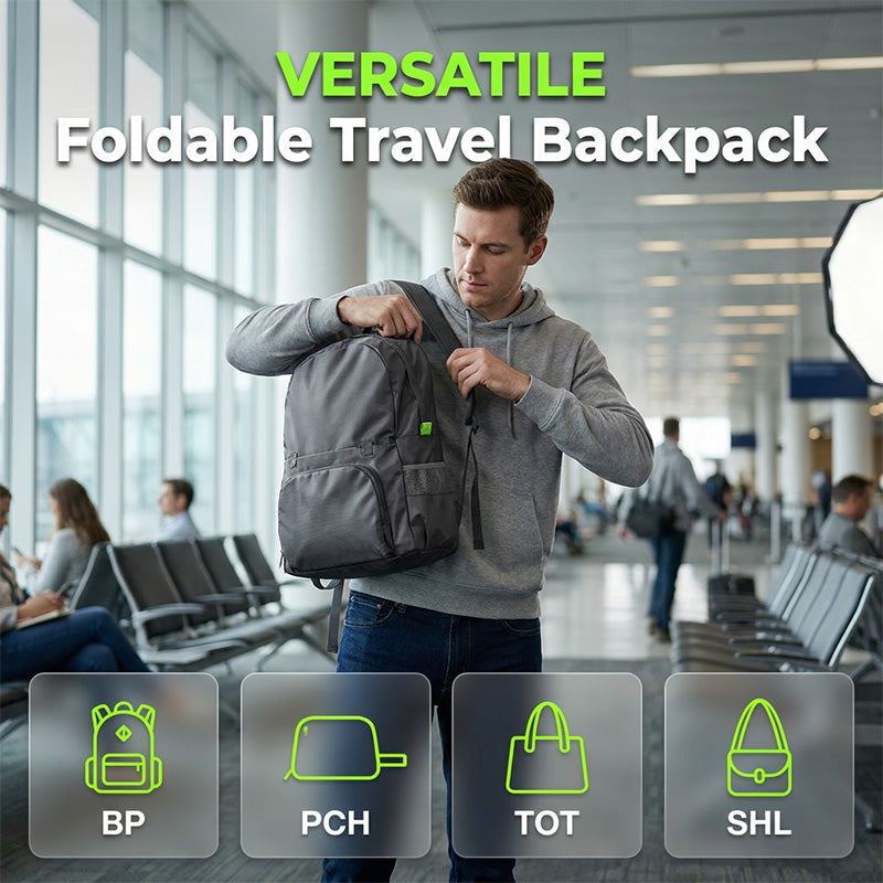 🎒Összecsukható átalakítható hátizsák-táska🏆3 az 1-ben utazótáska