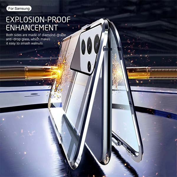 Magnetyczna osłona prywatności ekranu dla telefonów komórkowych Samsung